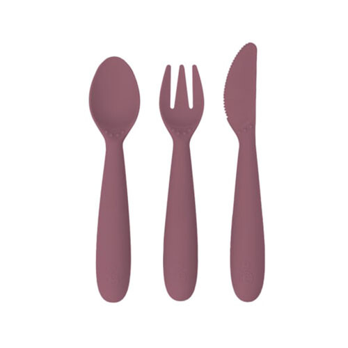 Ezpz EZPZ Happy Utensils (Mauve)