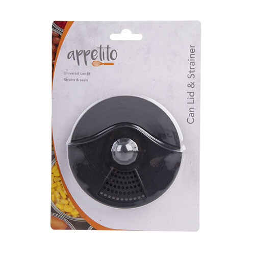 Appetito Can Lid & Strainer (Charcoal) 2