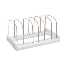YouCopia StoreMore Support rglable pour ustensiles de cuisson, plaque biscuits et organisateur de plateaux pour armoires de cuisine et garde-m