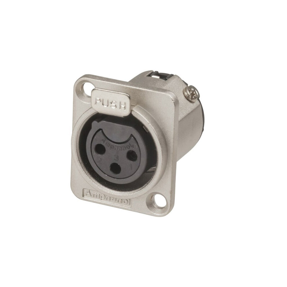 Amphenol Chassis Mount D-Series Xlr Socket (Female) 9319236950180