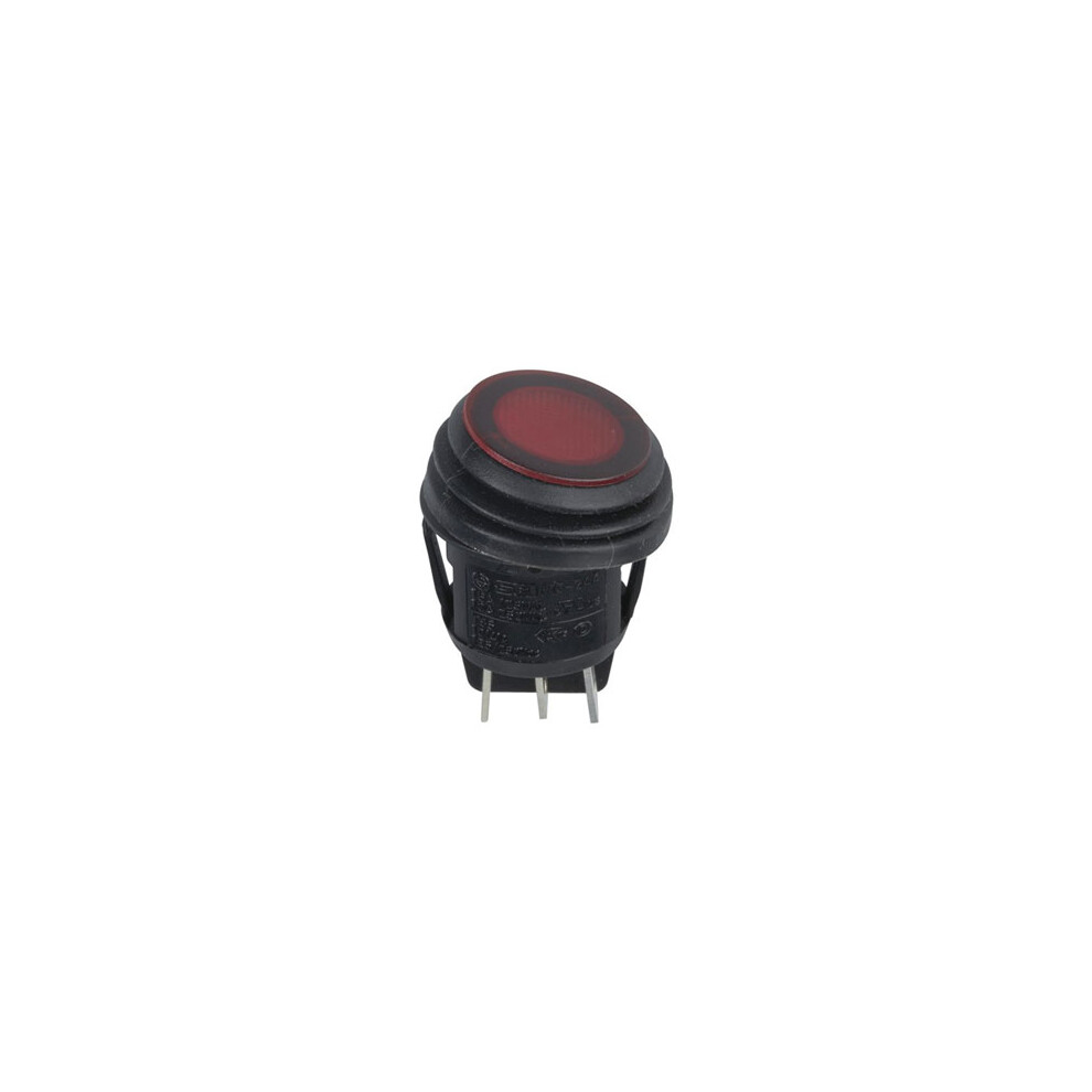Ip65 Rated Round Rocker Switch Dpdt 250Vac (10A) 9319236934814