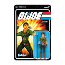 Super7 G.I. Joe Lady Jaye - 3,75 """" G.I. Joe Action Figura com acess rios Classic Cartoon Collectibles e Retro Toys