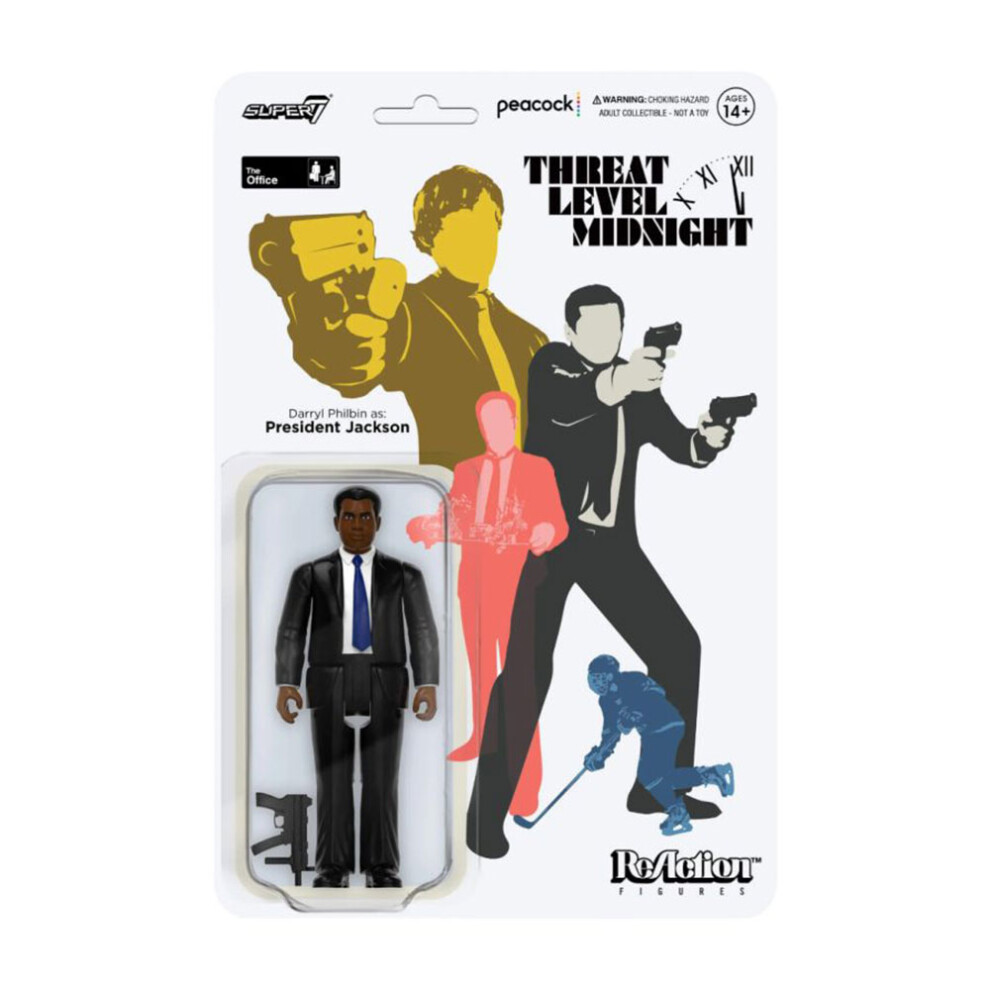 Photos - Action Figures / Transformers 5 Star Office President Jackson Threat Level Midnight ReAction 3.75"