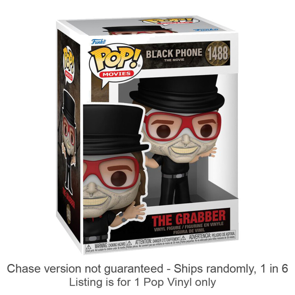 Funko Pop! Movies: Black Phone - The Grabber - 1/6 Odds For Rare Chase Variant - Figura In Vinile Da Collezione - Idea Regalo - Merchandising Ufficiale - Giocattoli Per Bambini E Adulti - Movies Fans-image
