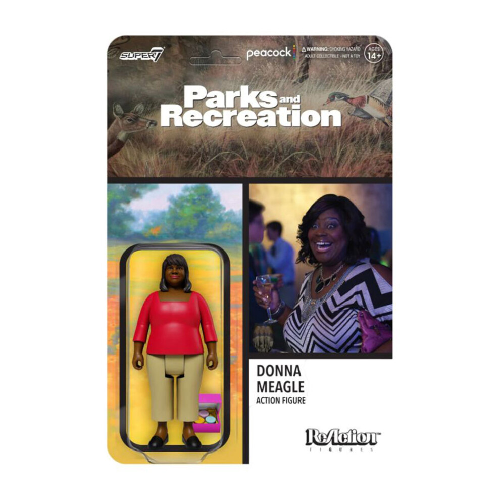 Photos - Action Figures / Transformers Parks and Recreation Donna Meagle ReAction 3.75" Figure