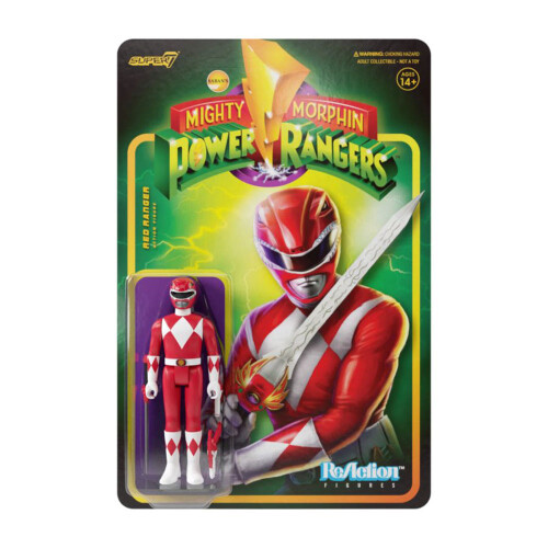 Power Rangers Power Rangers Red Ranger ReAction 3.75" Action Figure
