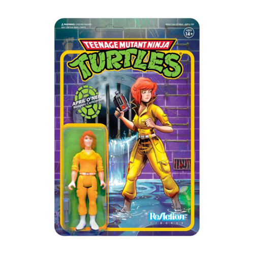 Teenage Mutant Ninja Turtles TMNT TV '87 April O'Neil ReAction 3.75" Figure