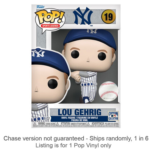 MLB MLB: Legends Lou Gehrig Pop! Vinyl