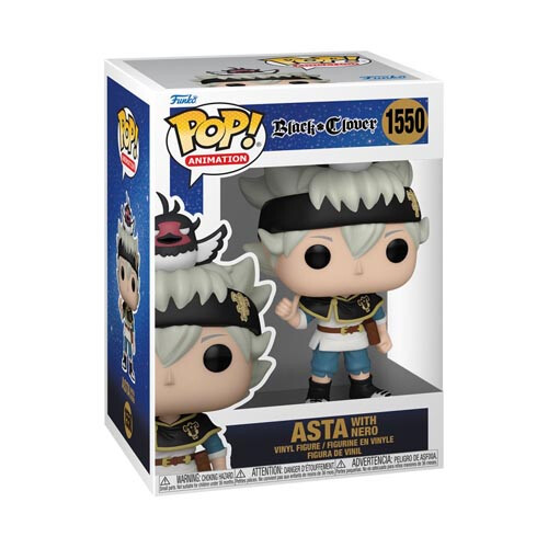 Black Clover Asta con Nero Pop! Vinile 1