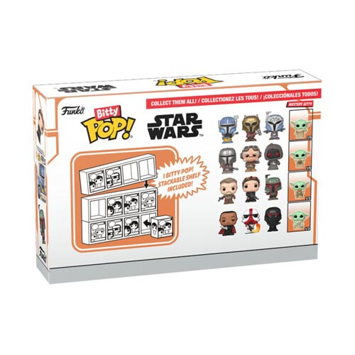 Star Wars Star Wars: the Mandalorian Din Djarin Bitty Pop! 4-Pack 1
