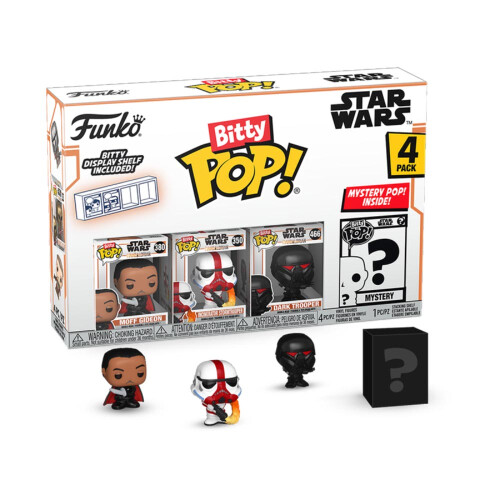 Star Wars Star Wars: the Mandalorian Moff Gideon Bitty Pop! 4-Pack