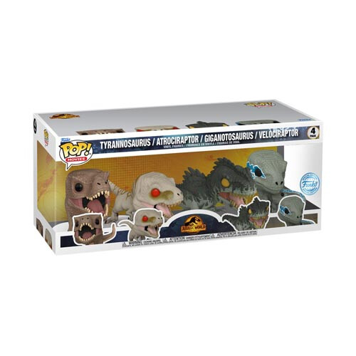 Jurassic World Jurassic World 3 US Exclusive Pop! 4-Pack 1