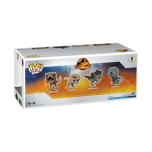 Jurassic World Jurassic World 3 US Exclusive Pop! 4-Pack 2