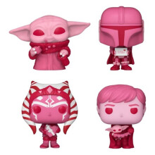 Valentines Pink US Ex. Pocket Pop! 4pk Heart Box (Star Wars)