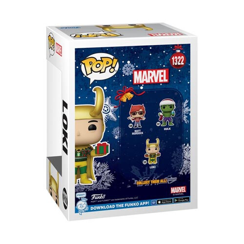 Marvel Marvel Comics Loki w/ Sweater Holiday US Ex. Metallic Pop! 2