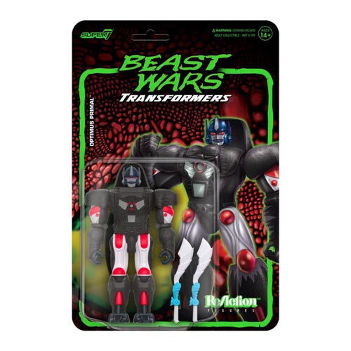 Transformers Transformers Beast Wars Optimus Primal Reaction 3.75" Figure 1