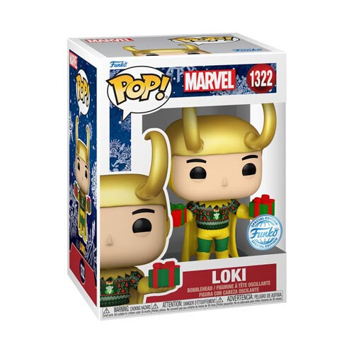Marvel Marvel Comics Loki w/ Sweater Holiday US Ex. Metallic Pop! 1
