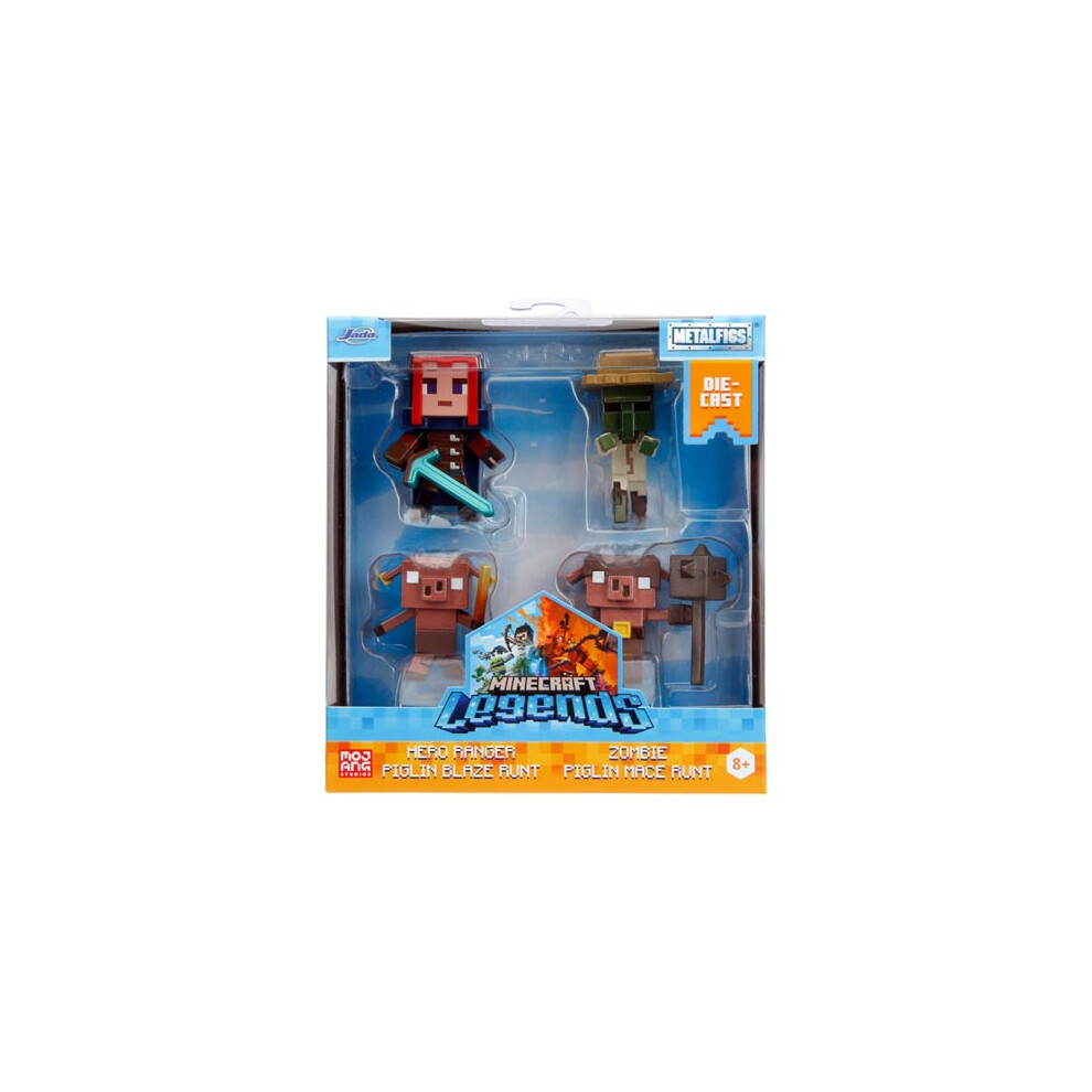 Minecraft Legends 2.5" Metalfig (4-Pack)