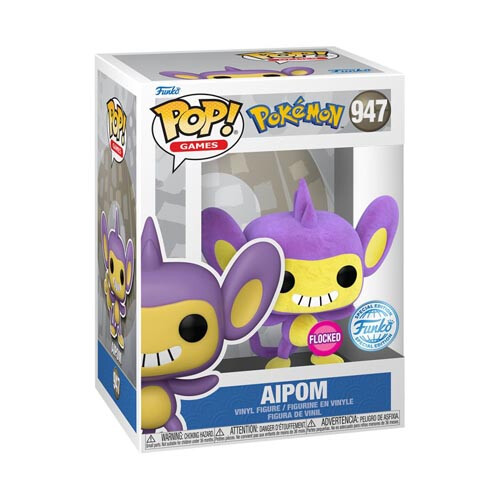 Pokémon Pokemon Aipom Flocked Pop! Vinyl 1