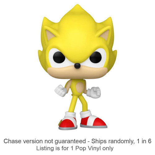 Sonic The Hedgehog Sonic Super Sonic US Exclusive Pop! Vinyl
