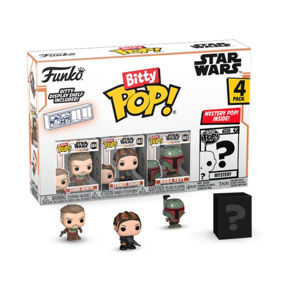 Star Wars Star Wars: The Mandalorian Cobb Vanth Bitty Pop! 4-Pack