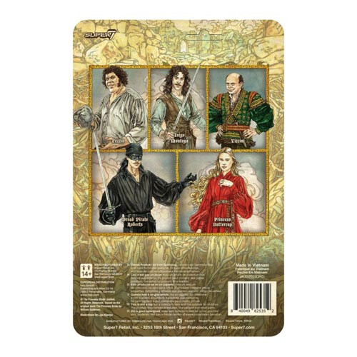 Princess Bride Dread Pirate Roberts Reaction 3.75" Figure 2