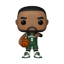 NBA: Bucks Damian Lillard Pop! Vinyl Figur - 3,95-tommer samleobjekt i grøn alternativ uniform
