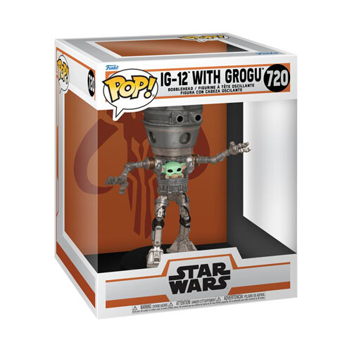 Star Wars Star Wars IG-12 with Grogu Pop! Deluxe 1