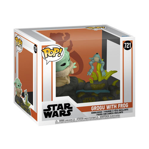 Star Wars Star Wars Din Grogu with Frog Pop! Deluxe 1