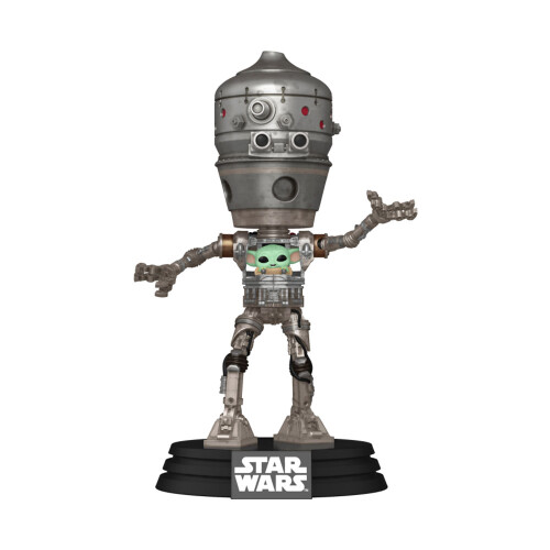 Star Wars Star Wars IG-12 with Grogu Pop! Deluxe