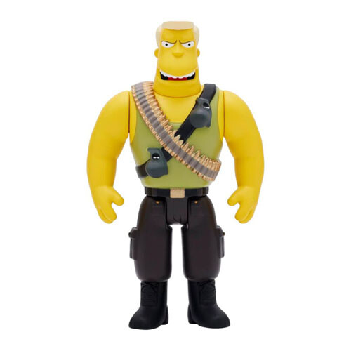 The Simpsons The Simpsons: McBain McBain Commando Reaction 3.75" Figure 1
