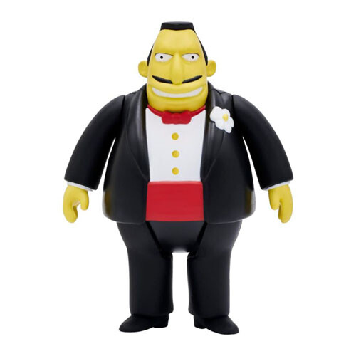 The Simpsons The Simpsons: McBain Senator Mendozza Reaction 3.75" Figure 1