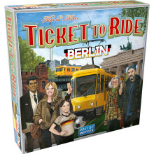 Ticket to Ride Berlin Board Game-Trem Strateging Strateging Strateging Game Divery Family Game for Kids & Adults com idades mais de 8 a 4 jogador