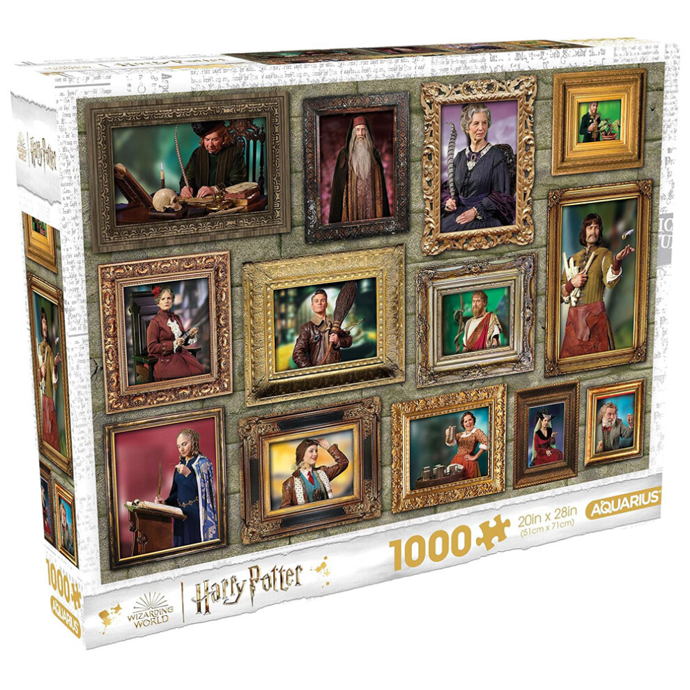 Aquarius Harry Potter Witches & Wizards 1000Pc Puzzle (1000 Piece Jigsaw Puzzle) - Glare Free - Precision Fit - Officially Licensed Harry Potter Merchandise & Collectibles - 20X28 Inches