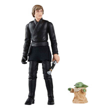 Star Wars: The Book of Boba Fett Vintage Collectie Luke Skywalker & Grogu Actiefiguren 10 cm