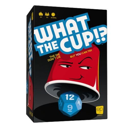 USAopoly What the Cup Bluffing Dice Game - Board Game