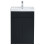 600mm Bathroom Vanity Unit Basin Sink Floor Standing Cabinet Black 1
