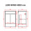 600mm Bathroom Vanity Unit Basin Sink Floor Standing Cabinet Black 6
