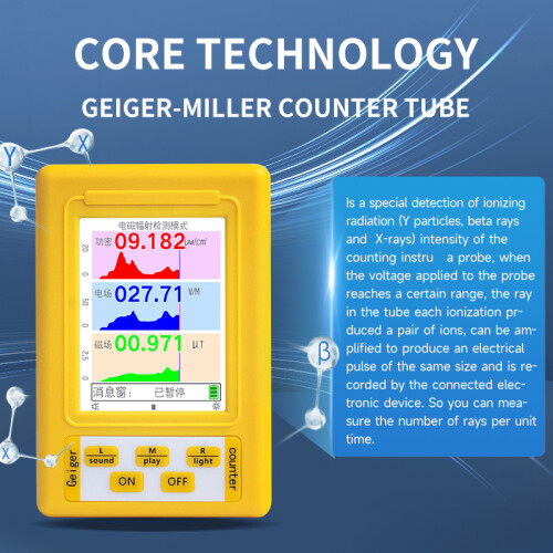 Nuclear Radiation Electromagnetic Radiation Tester Magnetic Field Test 2