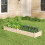 Rectangular Solid Wood Raised Bed Raised Planter Box Garden Raised Flower Bed 2