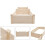 Rectangular Solid Wood Raised Bed Raised Planter Box Garden Raised Flower Bed 6