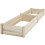 Rectangular Solid Wood Raised Bed Raised Planter Box Garden Raised Flower Bed 4