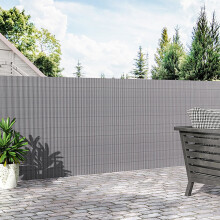 (Light Grey, 1*3m) Garden Patio Privacy Fence Sun Shade Screen Panels Plant Shield Fence Sun-blocked Screening