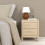 Madrid Bedside Table 2 Drawers in Jackson Hickory Oak 7