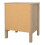 Madrid Bedside Table 2 Drawers in Jackson Hickory Oak 4
