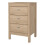 Madrid Bedside Table 3 Drawers in Jackson Hickory Oak 3