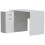 Home Discount (White) Longton Computer Desk Corner Adjustable L Shape 8