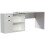 Home Discount (White) Longton Computer Desk Corner Adjustable L Shape 7