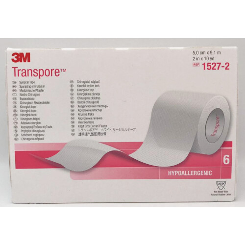 3M Transpore 5cm Box of 6 - REF: 1527-2 2