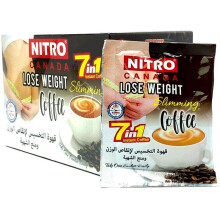 NITRO CANADA 7 In 1 Coffee Slimming Lose Weight 12 Sachets